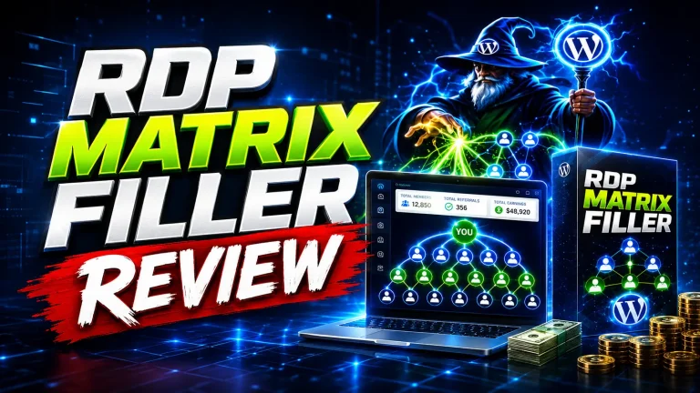 RDP Matrix Filler Review helps business opportunity promoters organize signups, control placement, collect referral URLs, manage members, and build a forced-matrix style team system directly inside WordPress.