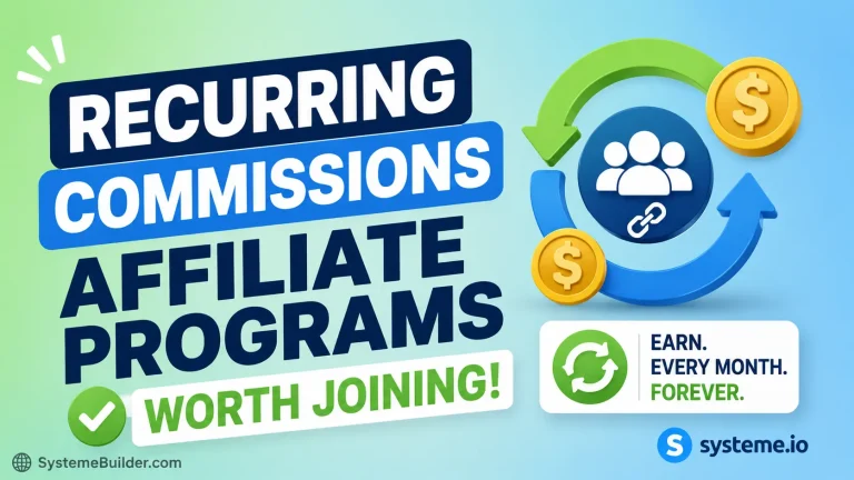 Recurring Commission Affiliate Programs Worth Joining (2026)