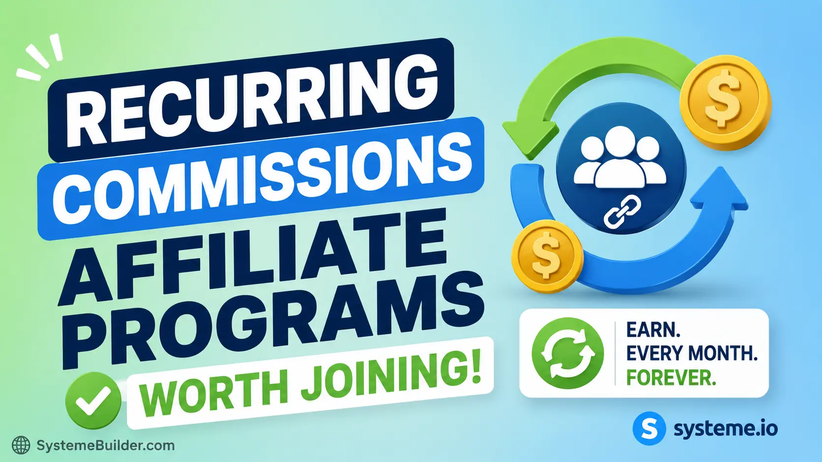 Recurring Commission Affiliate Programs Worth Joining (2026)